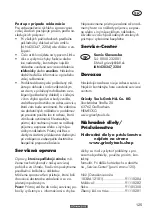 Preview for 125 page of Parkside PRMA 40-Li C1 Original Instructions Manual