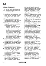 Предварительный просмотр 72 страницы Parkside PRP 400 A1 Translation Of The Original Instructions