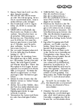 Предварительный просмотр 21 страницы Parkside PRPA 20-Li A1 Translation Of The Original Instructions