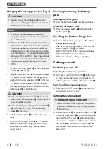 Preview for 12 page of Parkside PRSA 20-Li A1 Translation Of The Original Instructions