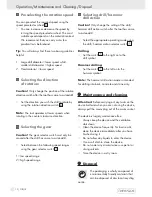 Предварительный просмотр 8 страницы Parkside PSBM 1100 Operation And Safety Notes