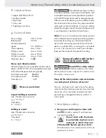 Предварительный просмотр 6 страницы Parkside PSBM 500 A1 -  3 Operation And Safety Notes