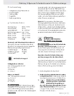 Предварительный просмотр 42 страницы Parkside PSBM 500 A1 -  3 Operation And Safety Notes