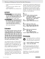 Предварительный просмотр 47 страницы Parkside PSBM 500 A1 -  3 Operation And Safety Notes