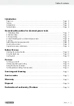 Предварительный просмотр 5 страницы Parkside PSBM 500 A2 Operation And Safety Notes