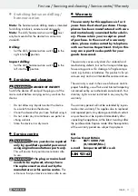 Предварительный просмотр 11 страницы Parkside PSBM 500 A2 Operation And Safety Notes