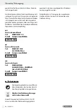 Предварительный просмотр 56 страницы Parkside PSBM 500 A2 Operation And Safety Notes