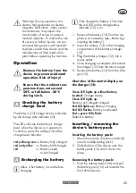 Preview for 25 page of Parkside PSBSA 20-Li C3 Translation Of The Original Instructions