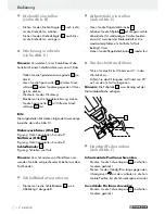 Preview for 10 page of Parkside PSFS 250 A1 Operation And Safety Notes