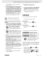 Preview for 8 page of Parkside PSG 50 A1 Operation And Safety Notes