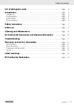 Preview for 5 page of Parkside PSHL 2 A1 Operation And Safety Notes