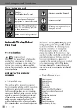 Preview for 6 page of Parkside PSHL 2 A2 Installation, Operating And Safety Information