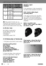 Preview for 16 page of Parkside PSHL 2 A2 Installation, Operating And Safety Information