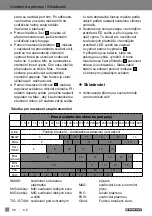 Preview for 58 page of Parkside PSHL 2 A2 Installation, Operating And Safety Information