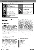 Preview for 82 page of Parkside PSHL 2 A2 Installation, Operating And Safety Information