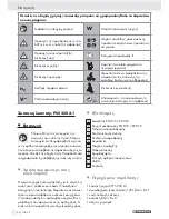 Preview for 47 page of Parkside PSS 250 A1 Operation And Safety Notes