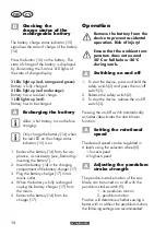 Preview for 14 page of Parkside PSSSA 20-Li B2 Instructions Manual