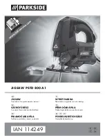 Parkside PSTD 800 A1 Translation Of Original Operation Manual preview