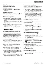 Preview for 11 page of Parkside PSTDA 20-Li A2 Translation Of The Original Instructions