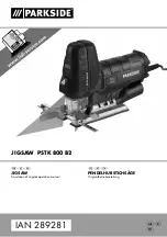 Предварительный просмотр 1 страницы Parkside PSTK 800 B2 Translation Of Original Operation Manual