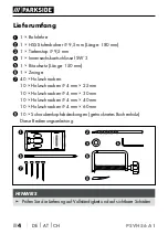 Предварительный просмотр 7 страницы Parkside PSVH 56 A1 Operating Instructions Manual