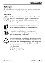 Preview for 42 page of Parkside PSVH 56 A1 Operating Instructions Manual