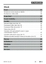 Preview for 64 page of Parkside PSVH 56 A1 Operating Instructions Manual