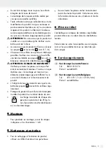 Предварительный просмотр 11 страницы Parkside PTB 1 A1 Assembly, Operating And Safety Instructions