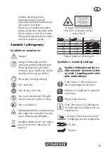 Предварительный просмотр 79 страницы Parkside PTBM 400 A Original Instructions Manual