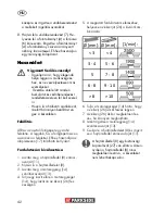 Предварительный просмотр 42 страницы Parkside PTBM 500 A1 Translation Of Original Operation Manual