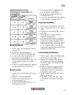 Предварительный просмотр 43 страницы Parkside PTBM 500 A1 Translation Of Original Operation Manual