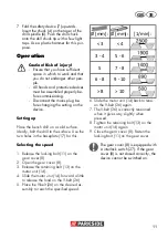 Preview for 11 page of Parkside PTBM 500 B2 Translation Of The Original Instructions