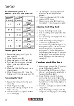 Preview for 12 page of Parkside PTBM 500 B2 Translation Of The Original Instructions