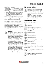 Предварительный просмотр 7 страницы Parkside PTBM 500 D4 Translation Of The Original Instructions