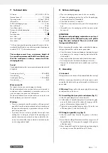 Предварительный просмотр 22 страницы Parkside PTBMOD 710 A1 Operating And Safety Instructions Manual