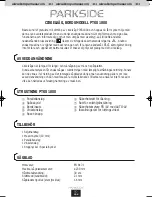 Предварительный просмотр 104 страницы Parkside PTKS 1800 Operating And Safety Instructions Manual