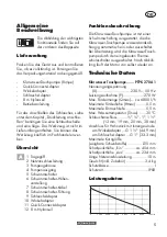 Предварительный просмотр 5 страницы Parkside PTPK 270 A1 Translation Of The Original Instructions