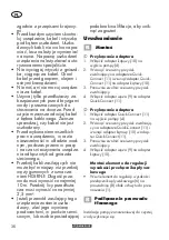 Предварительный просмотр 36 страницы Parkside PTPK 270 A1 Translation Of The Original Instructions