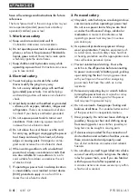 Предварительный просмотр 9 страницы Parkside PTS 20-Li A1 Translation Of The Original Instructions