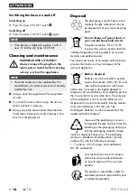 Предварительный просмотр 17 страницы Parkside PTS 710 A2 Translation Of The Original Instructions