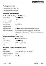 Предварительный просмотр 8 страницы Parkside PTSA 12 A1 Translation Of The Original Instructions