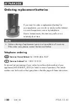 Предварительный просмотр 25 страницы Parkside PTSA 12 A1 Translation Of The Original Instructions