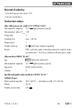 Предварительный просмотр 132 страницы Parkside PTSA 12 A1 Translation Of The Original Instructions