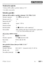 Предварительный просмотр 232 страницы Parkside PTSA 12 A1 Translation Of The Original Instructions