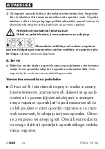 Предварительный просмотр 237 страницы Parkside PTSA 12 A1 Translation Of The Original Instructions