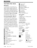 Preview for 17 page of Parkside PTSS 1200 B1 Original Instructions Manual