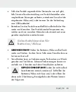 Preview for 83 page of Parkside PTUS 1 A1 Operation And Safety Notes