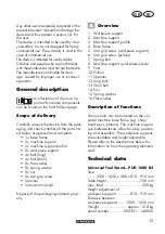 Preview for 13 page of Parkside PUG 1600 B2 Original Instructions Manual