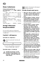 Preview for 40 page of Parkside PUG 1600 B2 Original Instructions Manual