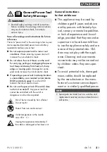 Preview for 8 page of Parkside PUV 2000 B1 Translation Of The Original Instructions